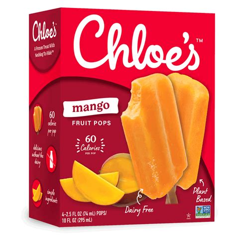 chloe's mango fruit pops